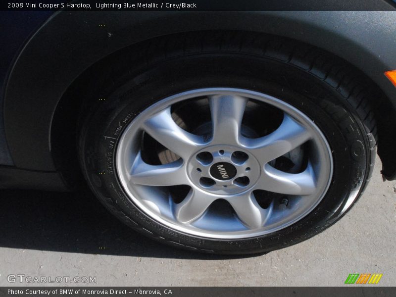 Lightning Blue Metallic / Grey/Black 2008 Mini Cooper S Hardtop