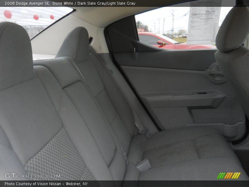 Stone White / Dark Slate Gray/Light Slate Gray 2008 Dodge Avenger SE