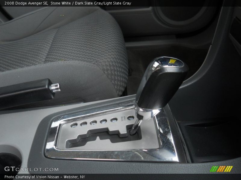 Stone White / Dark Slate Gray/Light Slate Gray 2008 Dodge Avenger SE