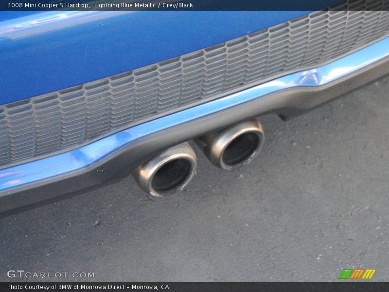 Lightning Blue Metallic / Grey/Black 2008 Mini Cooper S Hardtop