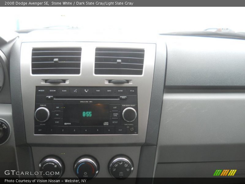 Stone White / Dark Slate Gray/Light Slate Gray 2008 Dodge Avenger SE