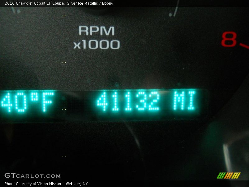Silver Ice Metallic / Ebony 2010 Chevrolet Cobalt LT Coupe