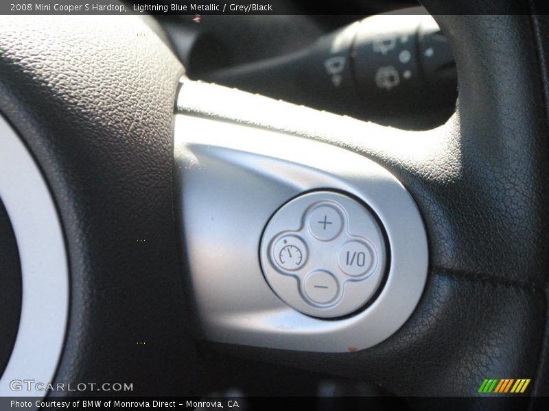 Lightning Blue Metallic / Grey/Black 2008 Mini Cooper S Hardtop