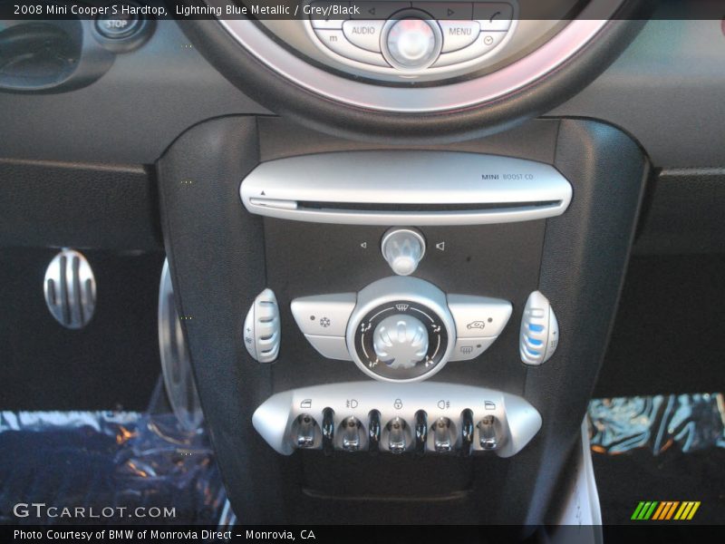 Lightning Blue Metallic / Grey/Black 2008 Mini Cooper S Hardtop