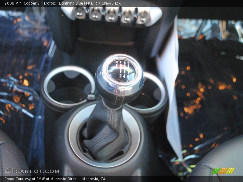 Lightning Blue Metallic / Grey/Black 2008 Mini Cooper S Hardtop