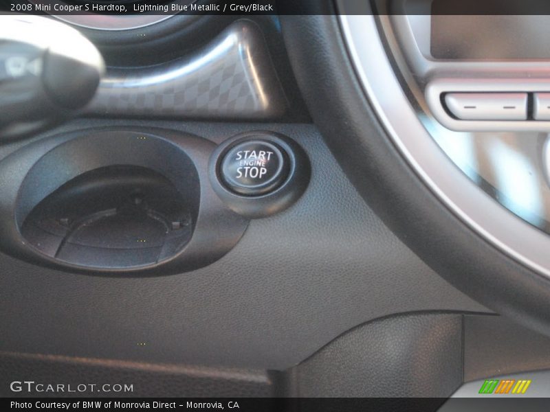 Lightning Blue Metallic / Grey/Black 2008 Mini Cooper S Hardtop
