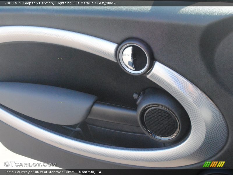 Lightning Blue Metallic / Grey/Black 2008 Mini Cooper S Hardtop