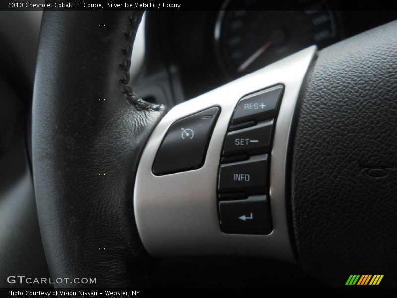 Silver Ice Metallic / Ebony 2010 Chevrolet Cobalt LT Coupe