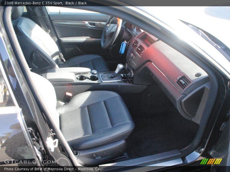 Black / Black 2008 Mercedes-Benz C 350 Sport