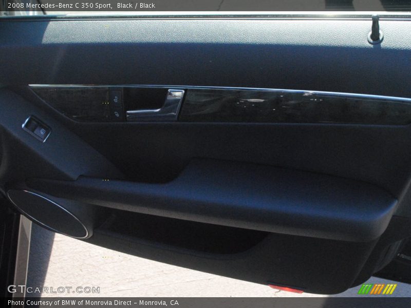 Black / Black 2008 Mercedes-Benz C 350 Sport