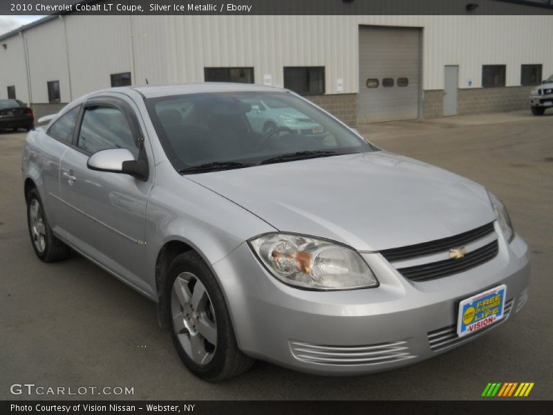 Silver Ice Metallic / Ebony 2010 Chevrolet Cobalt LT Coupe