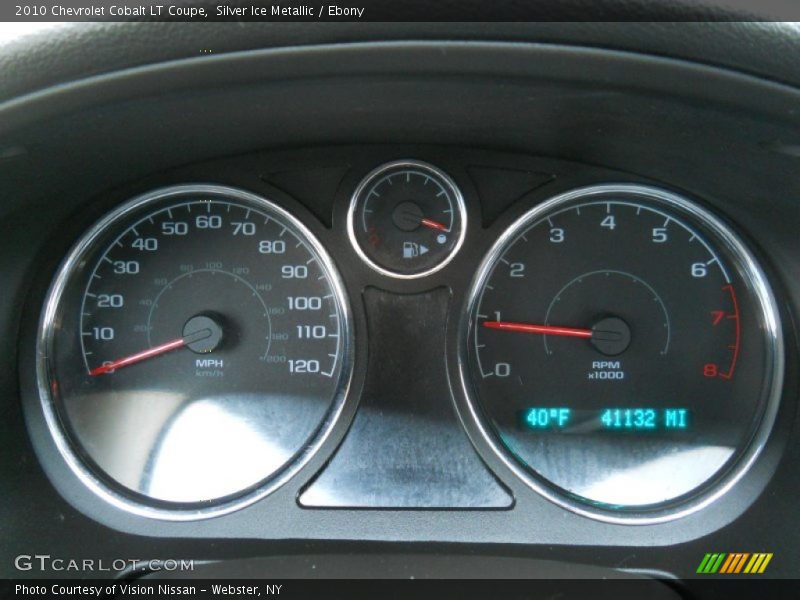 Silver Ice Metallic / Ebony 2010 Chevrolet Cobalt LT Coupe