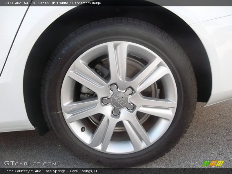 Ibis White / Cardamom Beige 2011 Audi A4 2.0T Sedan