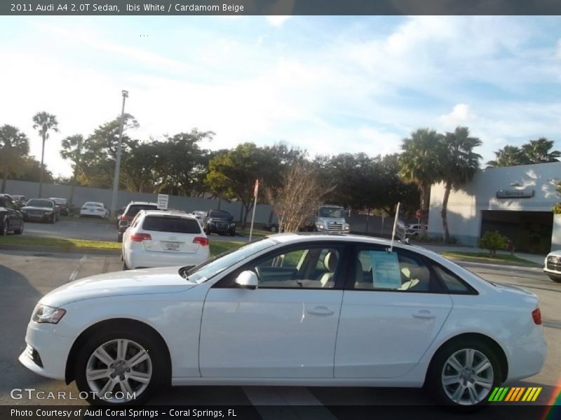 Ibis White / Cardamom Beige 2011 Audi A4 2.0T Sedan