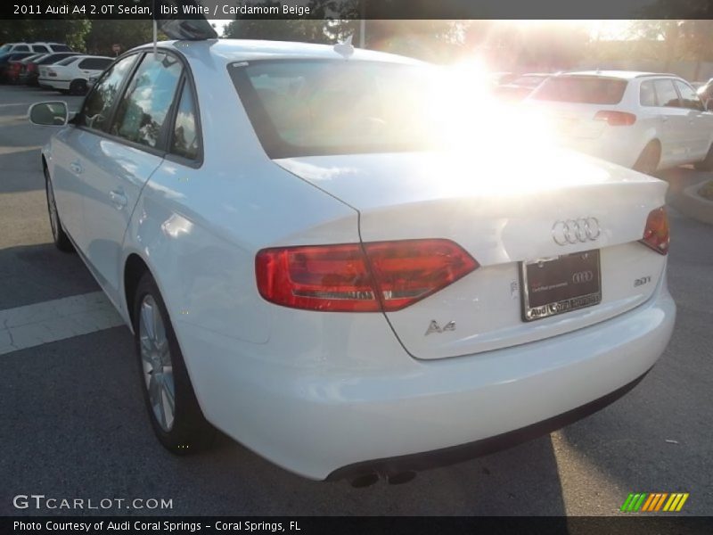 Ibis White / Cardamom Beige 2011 Audi A4 2.0T Sedan