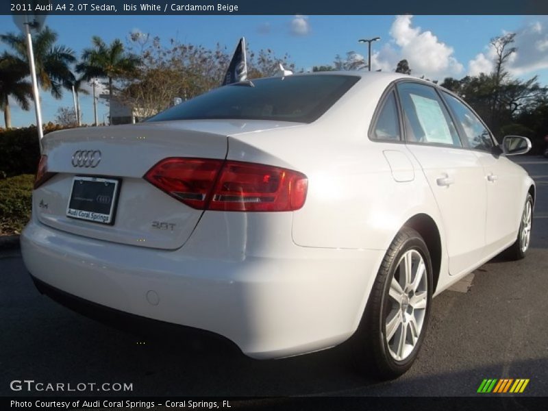Ibis White / Cardamom Beige 2011 Audi A4 2.0T Sedan