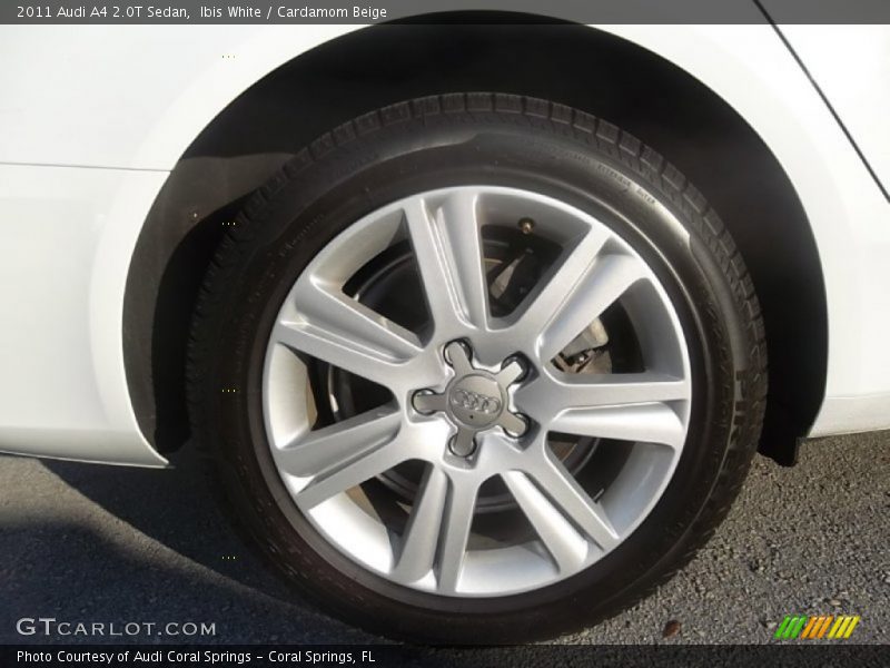 Ibis White / Cardamom Beige 2011 Audi A4 2.0T Sedan