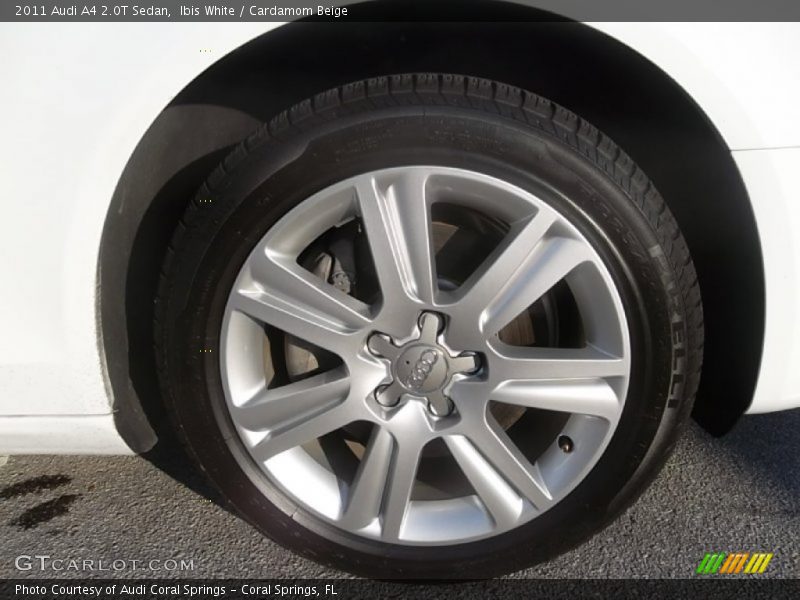 Ibis White / Cardamom Beige 2011 Audi A4 2.0T Sedan