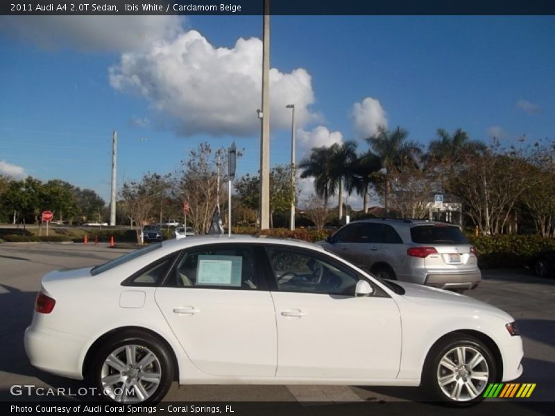 Ibis White / Cardamom Beige 2011 Audi A4 2.0T Sedan