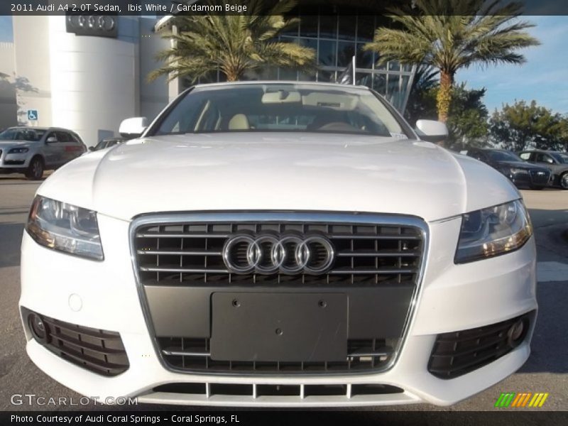 Ibis White / Cardamom Beige 2011 Audi A4 2.0T Sedan