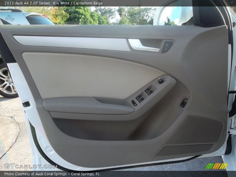 Ibis White / Cardamom Beige 2011 Audi A4 2.0T Sedan