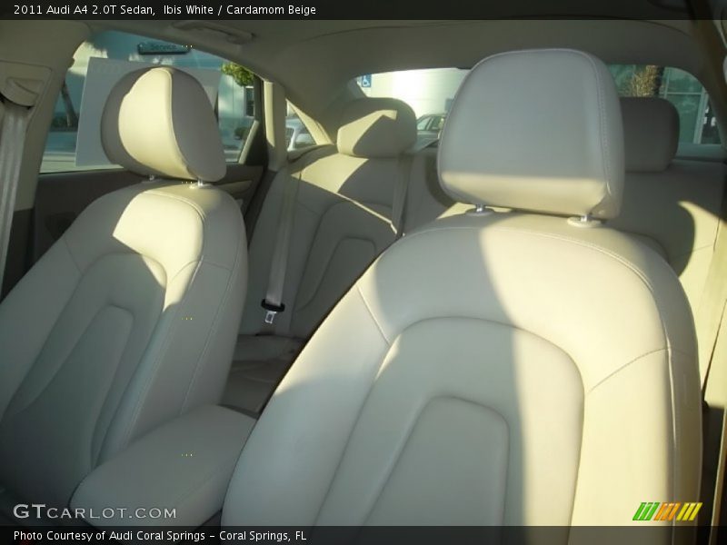 Ibis White / Cardamom Beige 2011 Audi A4 2.0T Sedan