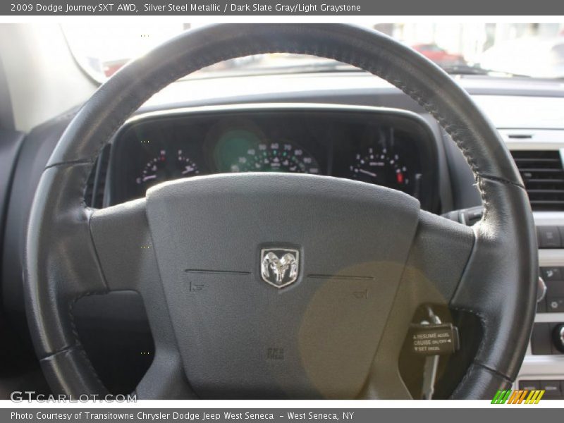 Silver Steel Metallic / Dark Slate Gray/Light Graystone 2009 Dodge Journey SXT AWD
