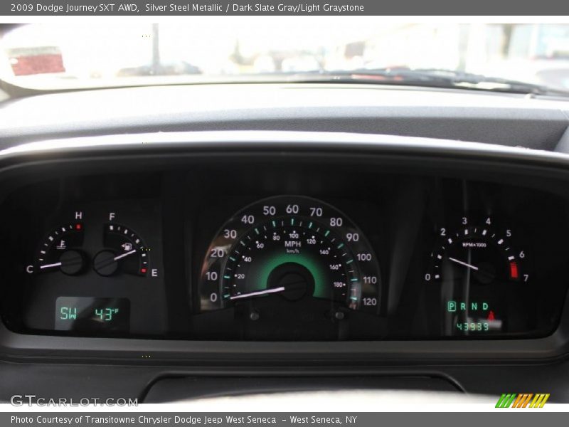 Silver Steel Metallic / Dark Slate Gray/Light Graystone 2009 Dodge Journey SXT AWD