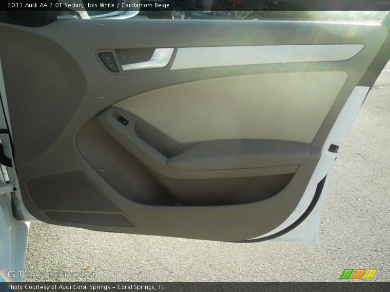 Ibis White / Cardamom Beige 2011 Audi A4 2.0T Sedan
