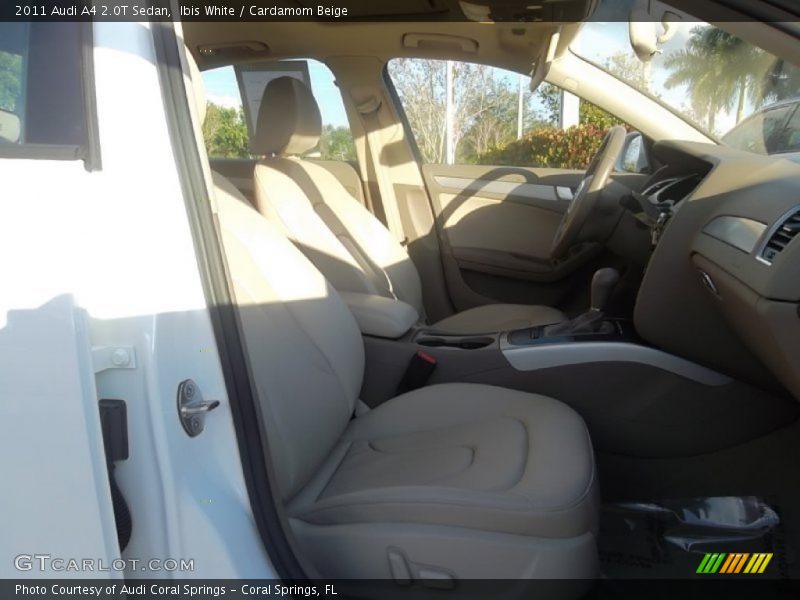 Ibis White / Cardamom Beige 2011 Audi A4 2.0T Sedan