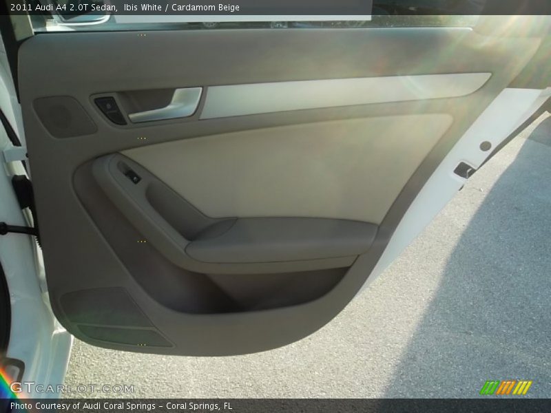 Ibis White / Cardamom Beige 2011 Audi A4 2.0T Sedan