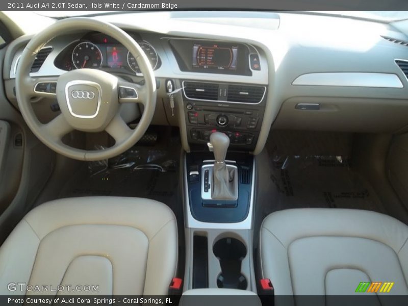 Ibis White / Cardamom Beige 2011 Audi A4 2.0T Sedan