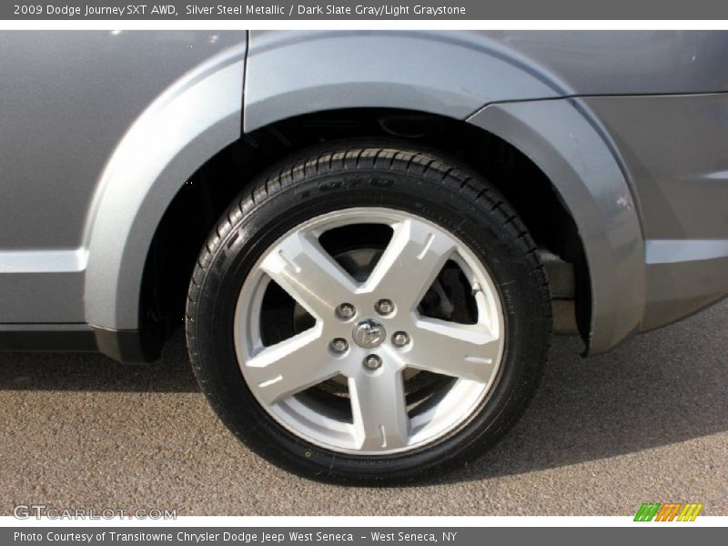 Silver Steel Metallic / Dark Slate Gray/Light Graystone 2009 Dodge Journey SXT AWD
