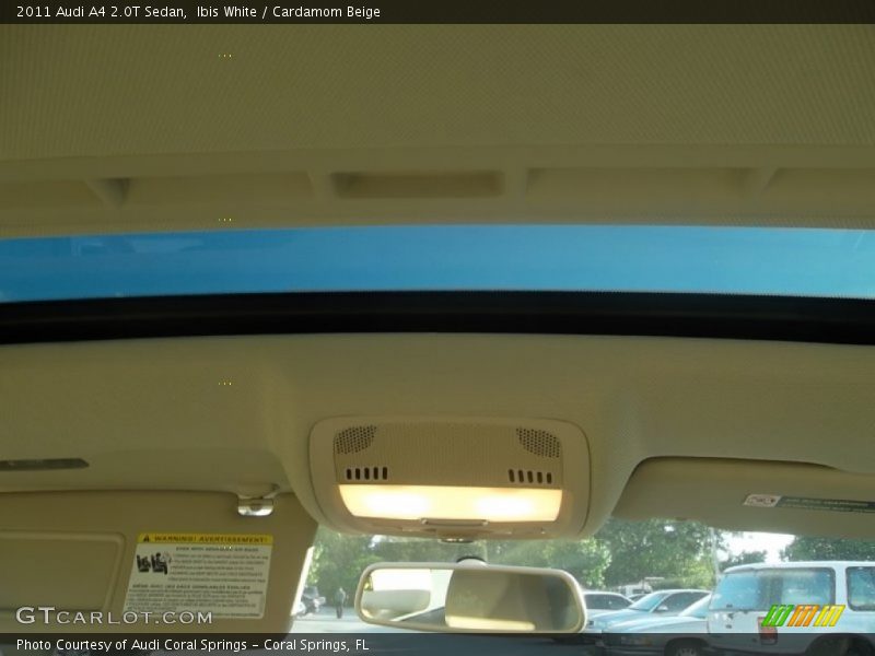 Ibis White / Cardamom Beige 2011 Audi A4 2.0T Sedan