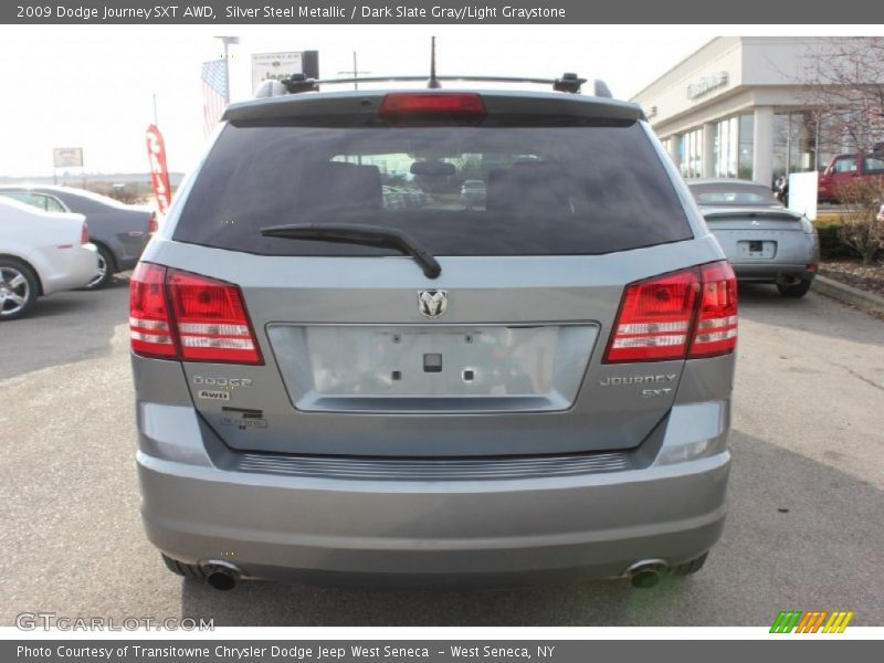 Silver Steel Metallic / Dark Slate Gray/Light Graystone 2009 Dodge Journey SXT AWD