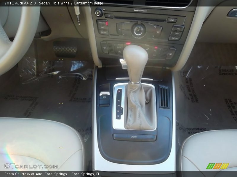 Ibis White / Cardamom Beige 2011 Audi A4 2.0T Sedan