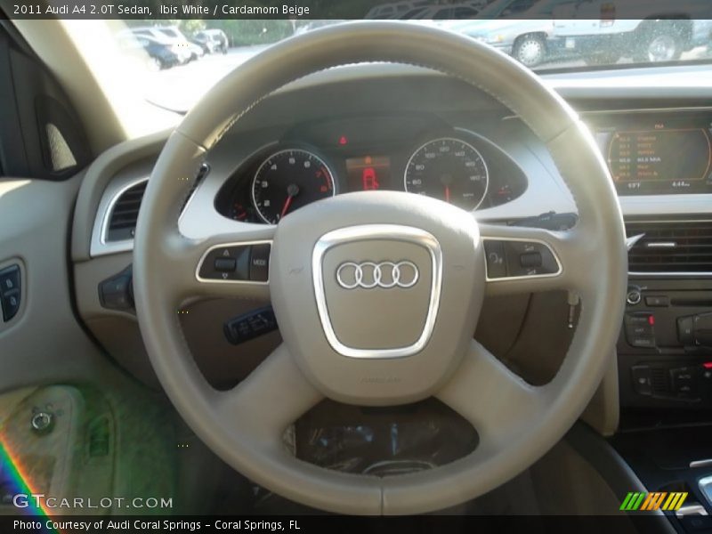 Ibis White / Cardamom Beige 2011 Audi A4 2.0T Sedan