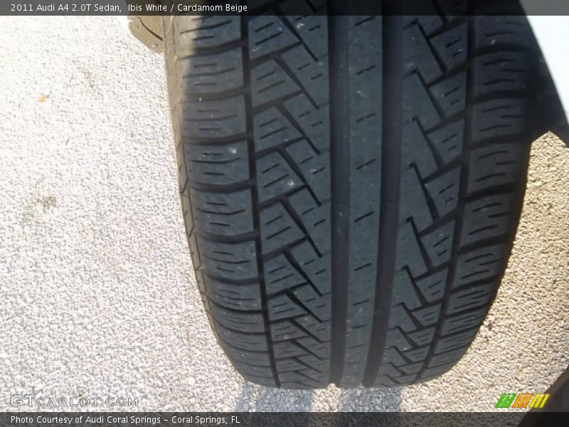 Ibis White / Cardamom Beige 2011 Audi A4 2.0T Sedan