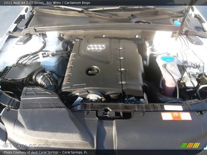 Ibis White / Cardamom Beige 2011 Audi A4 2.0T Sedan