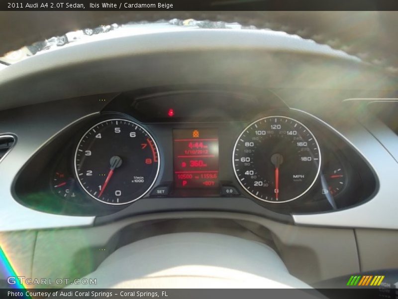 Ibis White / Cardamom Beige 2011 Audi A4 2.0T Sedan