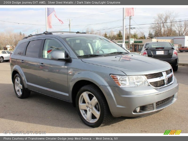 Silver Steel Metallic / Dark Slate Gray/Light Graystone 2009 Dodge Journey SXT AWD