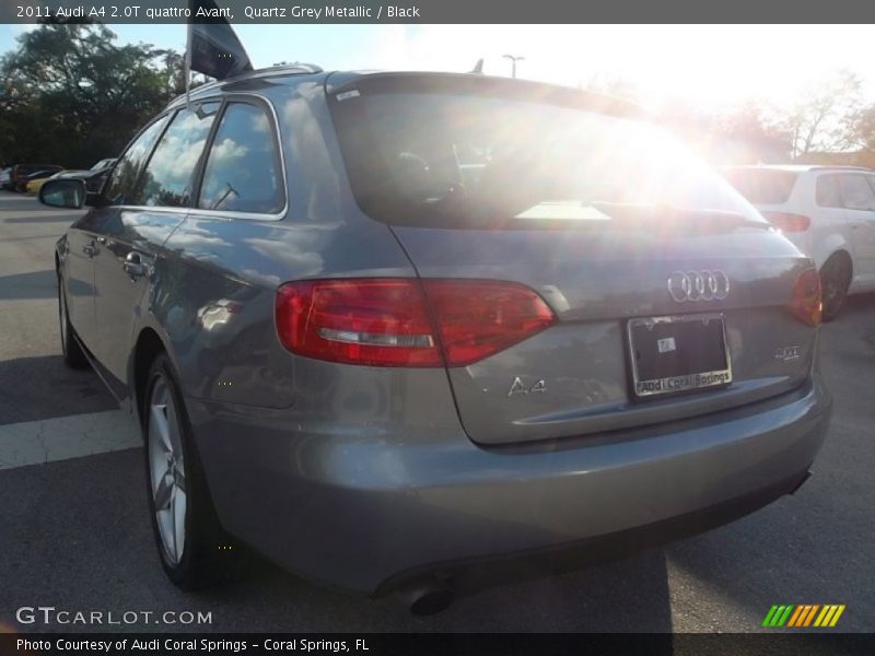 Quartz Grey Metallic / Black 2011 Audi A4 2.0T quattro Avant