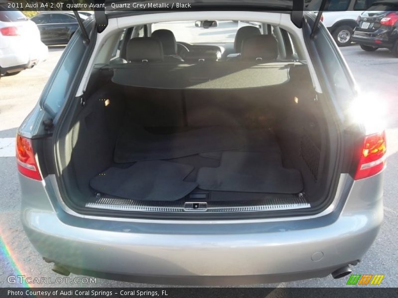 Quartz Grey Metallic / Black 2011 Audi A4 2.0T quattro Avant
