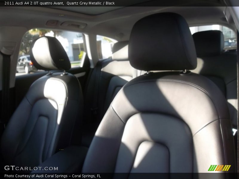 Quartz Grey Metallic / Black 2011 Audi A4 2.0T quattro Avant