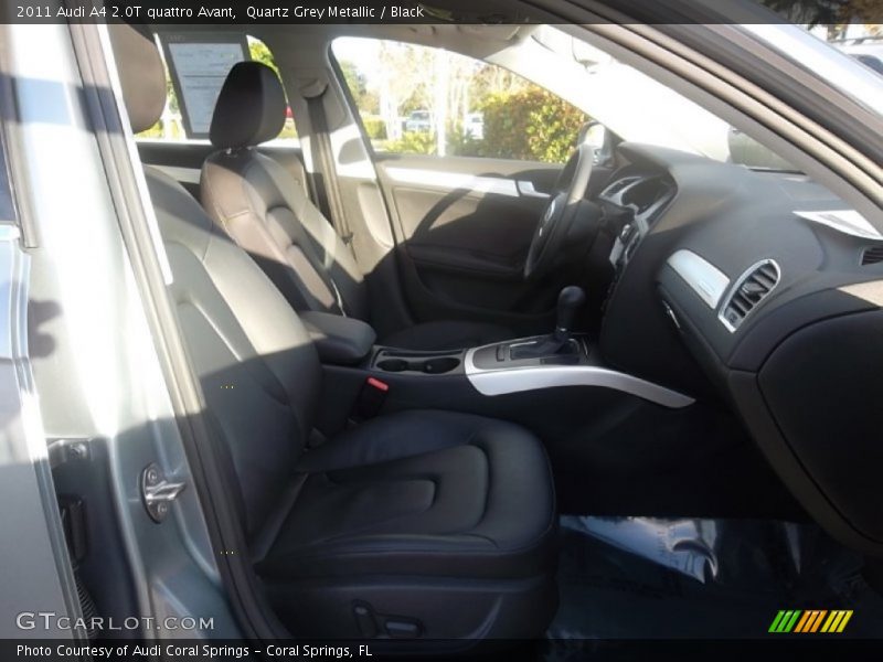 Quartz Grey Metallic / Black 2011 Audi A4 2.0T quattro Avant