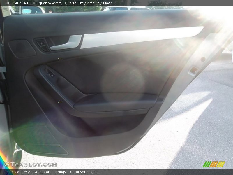 Quartz Grey Metallic / Black 2011 Audi A4 2.0T quattro Avant