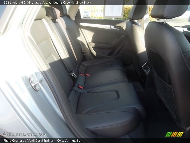 Quartz Grey Metallic / Black 2011 Audi A4 2.0T quattro Avant