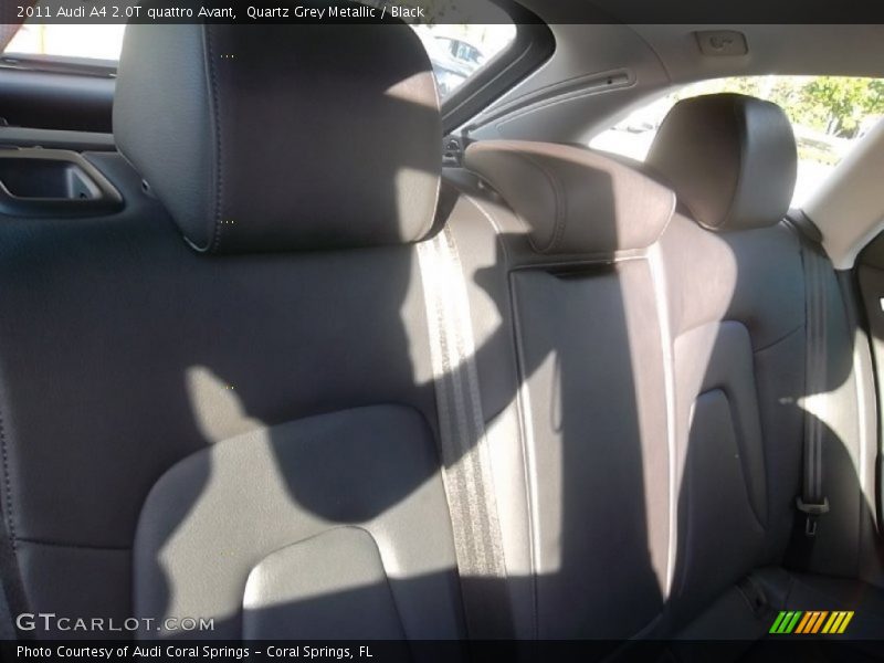Quartz Grey Metallic / Black 2011 Audi A4 2.0T quattro Avant