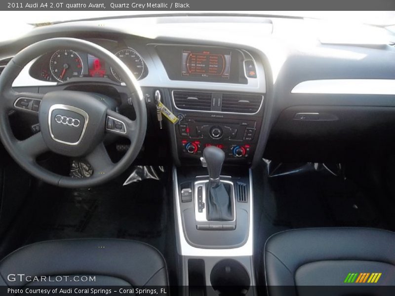 Quartz Grey Metallic / Black 2011 Audi A4 2.0T quattro Avant