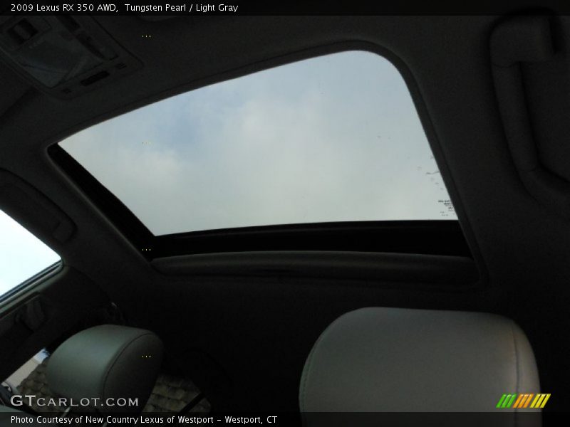 Tungsten Pearl / Light Gray 2009 Lexus RX 350 AWD